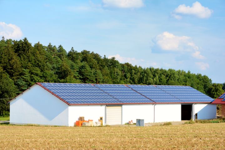 Hobby Farm With Solar Panels